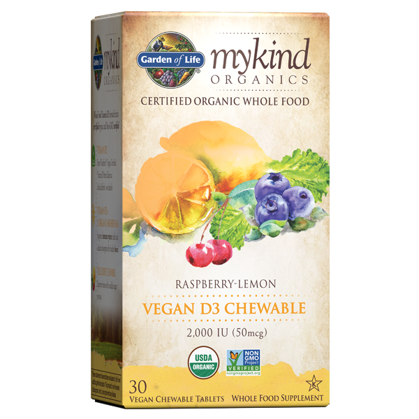 The mykind Organics Chewable Vegan D3